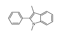 1,3-dimethyl-2-phenylindole structure