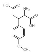 2-amino-3-(4-methoxyphenyl)pentanedioic acid Structure