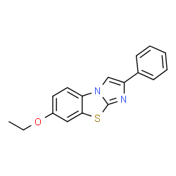 7-ETHOXY-2-PHENYLIMIDAZO[2,1-B]BENZOTHIAZOLE Structure