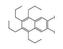 6,7-diiodo-1,2,3,4-tetrapropylnaphthalene结构式