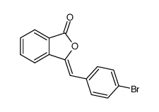 3-(4-bromobenzylidene)isobenzofuran-1-(3H)-one Structure