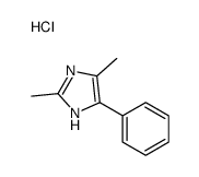 2,5-dimethyl-4-phenyl-1H-imidazole,hydrochloride结构式