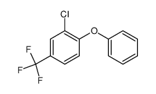 4-(2-chloro-4-trifluoromethylphenoxy)-benzene结构式