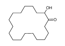 2-hydroxy-cyclooctadecanone结构式