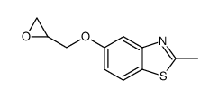 5-[((2S)oxiran-2-yl)methoxy]-2-methylbenzothiazole结构式