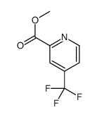 4-三氟甲基-2-吡啶羧酸甲酯结构式