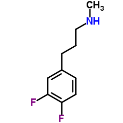 3-(3,4-Difluorophenyl)-N-methyl-1-propanamine Structure