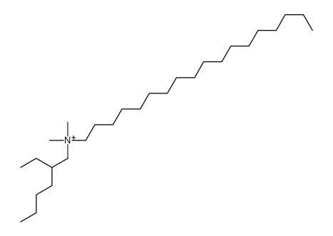 2-ethylhexyl-dimethyl-octadecylazanium Structure