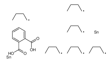 [(phthaloylbis(oxy)]bis(tributylstannane)结构式
