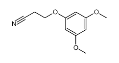 3-(3',5'-dimethoxyphenoxy)propionitrile Structure