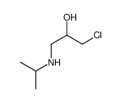 1-Chloro-3-isopropylamino-2-propanol Structure