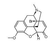(+)-14β-bromocodeinone结构式