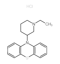 10-(1-ethyl-3-piperidyl)phenothiazine结构式