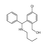 [2-[butylamino(phenyl)methyl]-4-chlorophenyl]methanol结构式