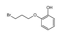 3-(2-hydroxyphenoxy)propyl bromide结构式