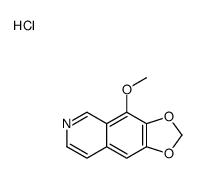 4-methoxy-[1,3]dioxolo[4,5-g]isoquinolin-6-ium,chloride结构式