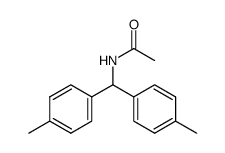 N-(di-p-tolylmethyl)acetamide Structure