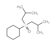 Phosphine oxide, cyclohexylbis (2-methylpropyl)-结构式