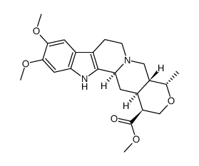 10,11-Dimethoxy-19α-methyl-18-oxayohimban-16β-carboxylic acid methyl ester structure