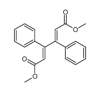 dimethyl 3,4-diphenylhexa-2,4-dienedioate Structure