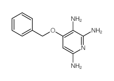 2,3,6-Pyridinetriamine,4-(phenylmethoxy)-, hydrochloride (1:2)结构式