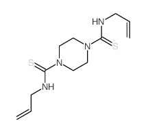 N,N-diprop-2-enylpiperazine-1,4-dicarbothioamide Structure