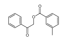 3-Methylbenzoic acid phenacyl ester Structure