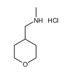 N-Methyl-1-(Tetrahydro-2H-Pyran-4-Yl)Methanamine Hydrochloride Structure