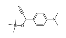 2-(4-(dimethylamino)phenyl)-2-((trimethylsilyl)oxy)acetonitrile结构式