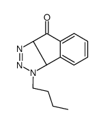 1-butyl-3a,8b-dihydroindeno[1,2-d]triazol-4-one结构式