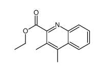 2-Quinolinecarboxylicacid,3,4-dimethyl-,ethylester(9CI)结构式
