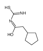 N-carbamothioyl-2-cyclopentylacetamide结构式