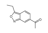 1-(3-ethyl-2,1-benzoxazol-6-yl)ethanone Structure