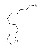 2-(9-溴壬基)-1,3-二氧戊环结构式