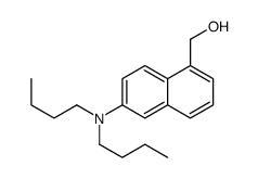[6-(dibutylamino)naphthalen-1-yl]methanol结构式