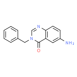 6-amino-3-benzylquinazolin-4(3H)-one结构式