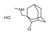 1-(2-chloro-1-adamantyl)-N-methylmethanamine,hydrochloride Structure