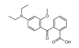 o-(4-Diethylamino-2-methoxybenzoyl)benzoic acid structure