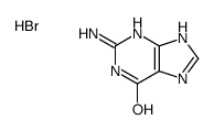 2-amino-1,7-dihydro-6H-purin-6-one monohydrobromide结构式