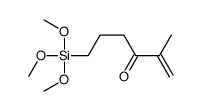 2-methyl-6-trimethoxysilylhex-1-en-3-one Structure