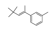 1-Methyl-3-((E)-1,3,3-trimethyl-but-1-enyl)-benzene Structure