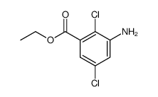 ETHYL-3-AMINO-2.5-DICHLOROBENZOATE structure