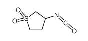 3-isocyanato-2,3-dihydrothiophene 1,1-dioxide结构式