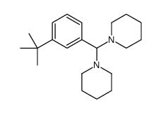 1-[(3-tert-butylphenyl)-piperidin-1-ylmethyl]piperidine Structure
