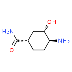 Cyclohexanecarboxamide, 4-amino-3-hydroxy-, (1S,3S,4S)- (9CI) structure