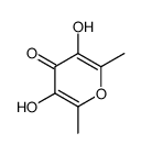 3,5-dihydroxy-2,6-dimethylpyran-4-one结构式