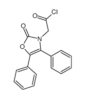 2-(2-oxo-4,5-diphenyl-1,3-oxazol-3-yl)acetyl chloride Structure