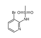 N-(3-bromopyridin-2-yl)methanesulfonamide结构式