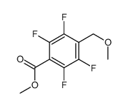 methyl 2,3,5,6-tetrafluoro-4-(methoxymethyl)benzoate Structure