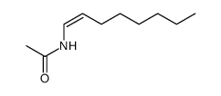 (Z)-N-(oct-1-enyl)acetamide结构式